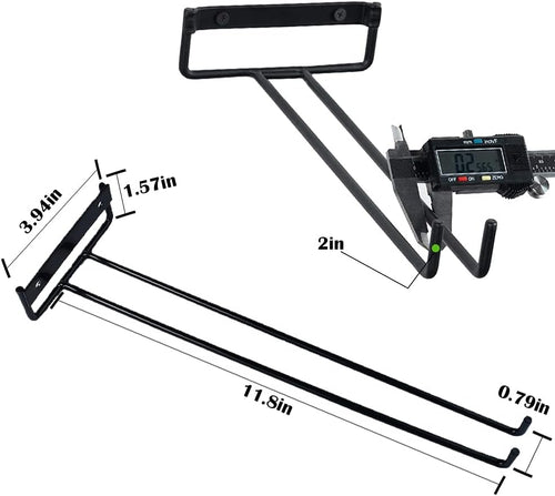4 Packs 12 Inch Wine Glass Racks Cup Wall Mounted Stemware Hanging Wine Glasses Holder Under Cabinet Wire Wine Decor Racks